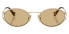Miu Miu® MU 52YS Sunglasses MU 52YS ZVN10R 54 - Pale Gold