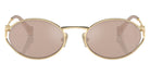 Miu Miu® MU 52YS Sunglasses MU 52YS ZVN20F 54 - Pale Gold