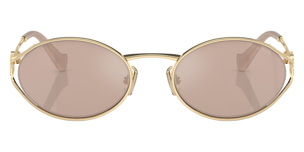 Miu Miu® MU 52YS Sunglasses MU 52YS ZVN20F 54 - Pale Gold