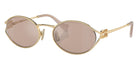 Miu Miu® MU 52YS Sunglasses MU 52YS ZVN20F 54 - Pale Gold