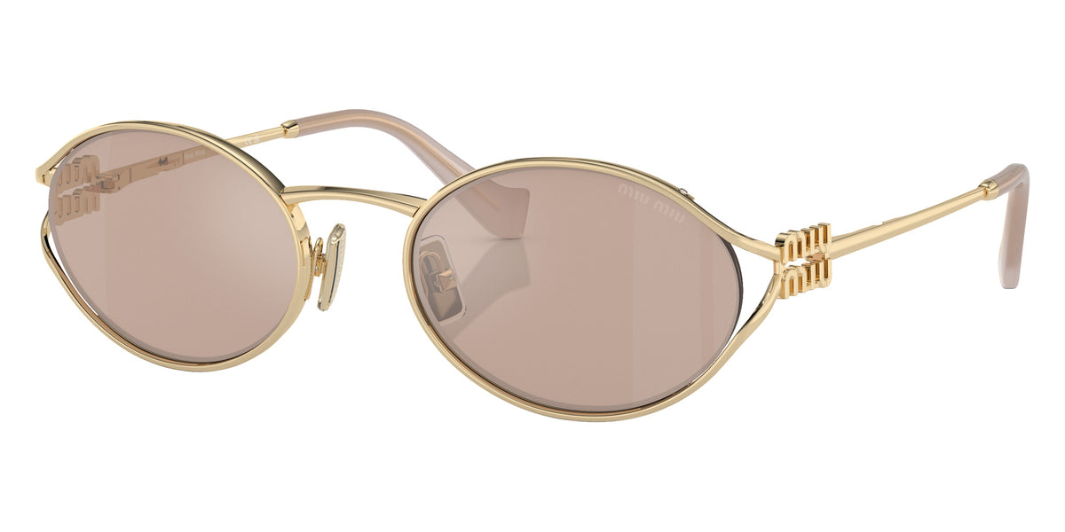 Miu Miu® MU 52YS Sunglasses MU 52YS ZVN20F 54 - Pale Gold