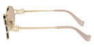 Miu Miu® MU 52YS Sunglasses MU 52YS ZVN20F 54 - Pale Gold