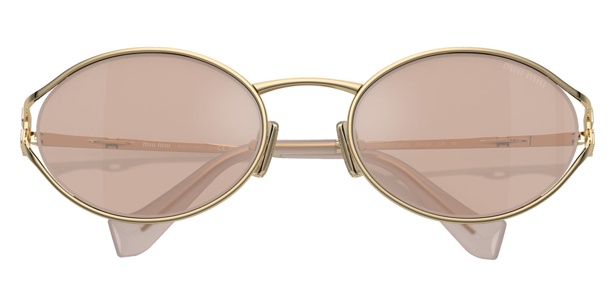 Miu Miu® MU 52YS Sunglasses MU 52YS ZVN20F 54 - Pale Gold