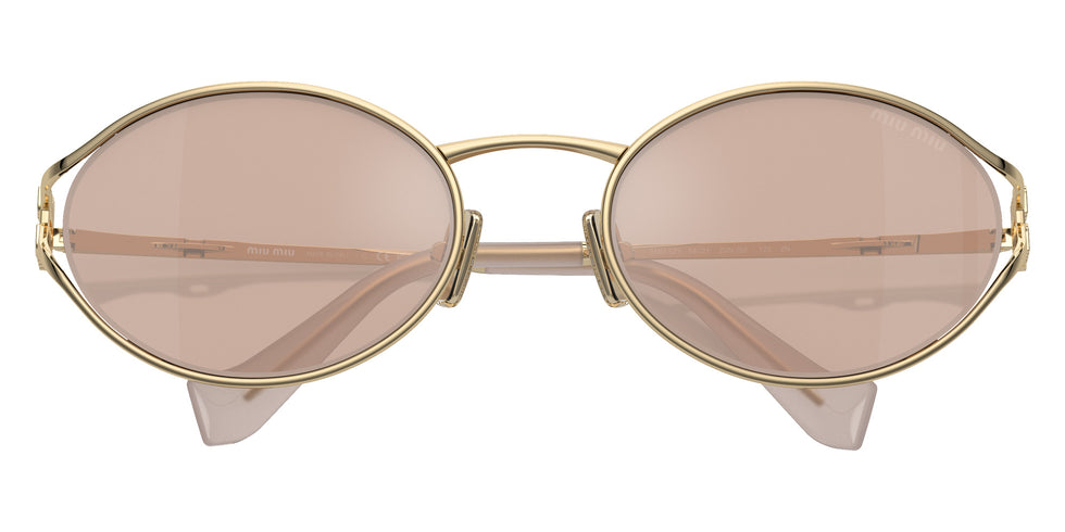Miu Miu® MU 52YS Sunglasses MU 52YS ZVN20F 54 - Pale Gold