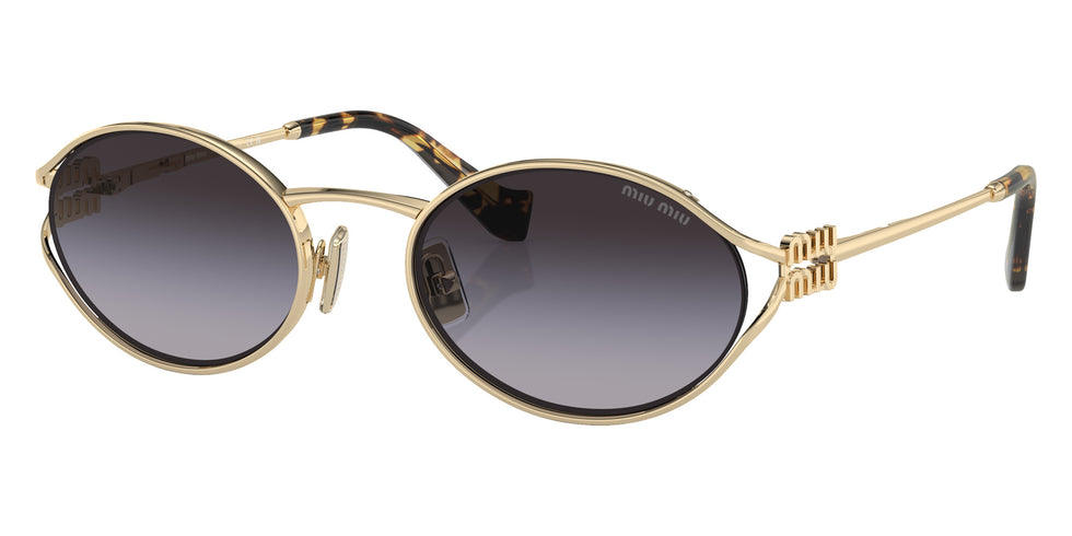 Miu Miu® MU 52YS Sunglasses MU 52YS ZVN5D1 54 - Pale Gold