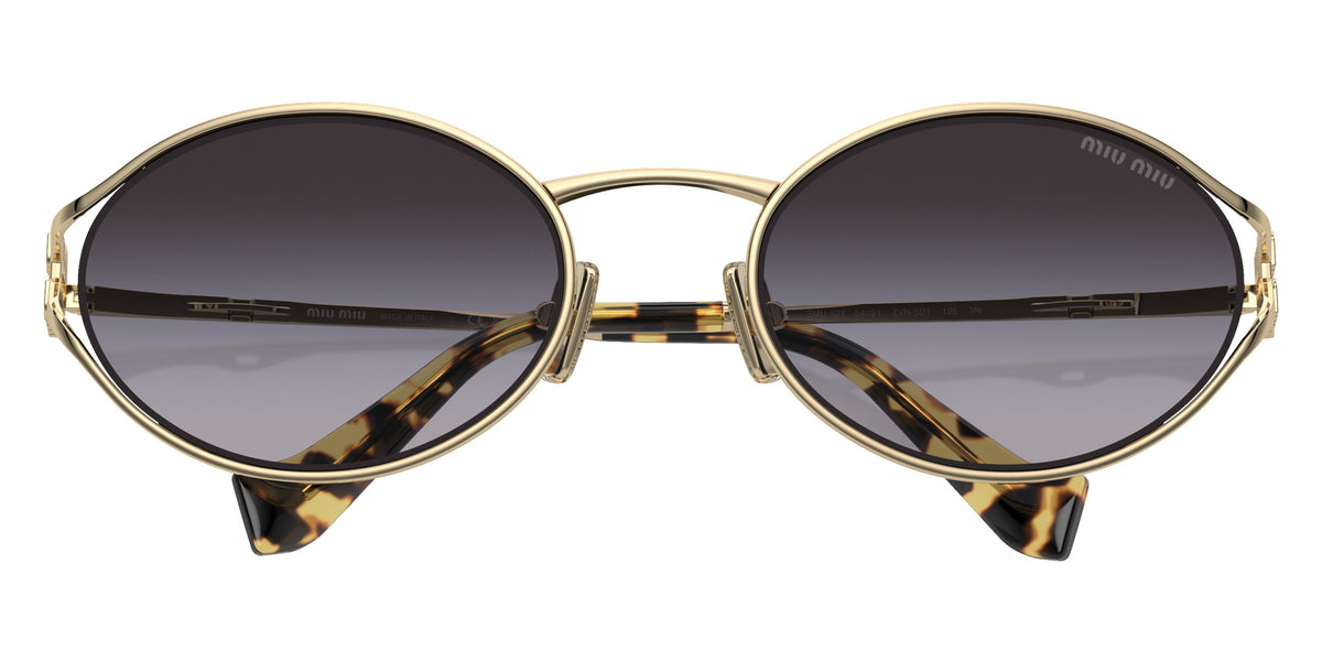 Miu Miu® MU 52YS Sunglasses MU 52YS ZVN5D1 54 - Pale Gold