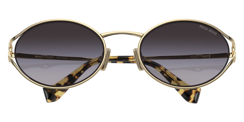 Miu Miu® MU 52YS Sunglasses MU 52YS ZVN5D1 54 - Pale Gold