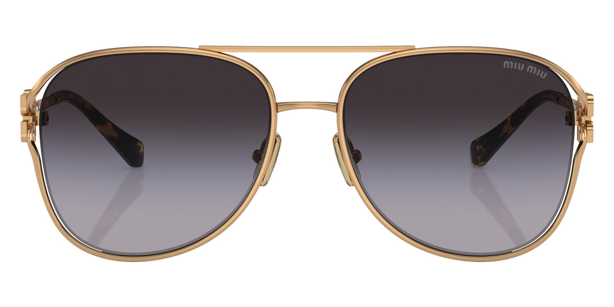 Miu Miu® MU 52ZS Sunglasses MU 52ZS 7OE5D1 58 - Antique Gold