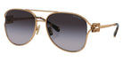 Miu Miu® MU 52ZS Sunglasses MU 52ZS 7OE5D1 58 - Antique Gold
