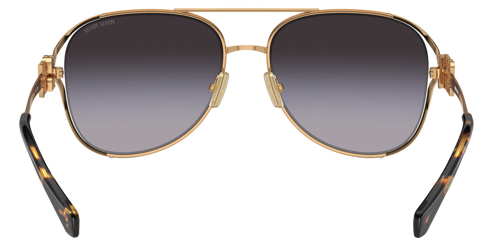 Miu Miu® MU 52ZS Sunglasses MU 52ZS 7OE5D1 58 - Antique Gold