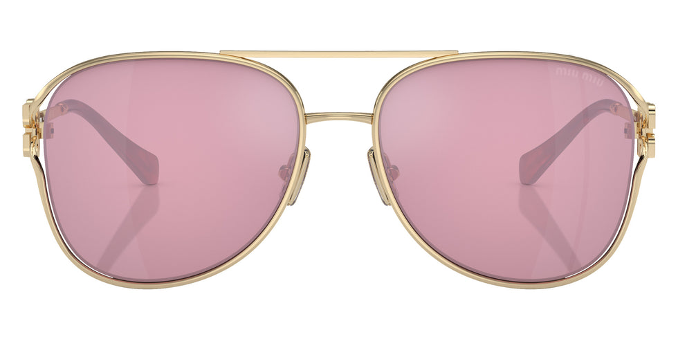Miu Miu® MU 52ZS Sunglasses MU 52ZS ZVN50D 58 - Pale Gold