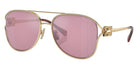 Miu Miu® MU 52ZS Sunglasses MU 52ZS ZVN50D 58 - Pale Gold
