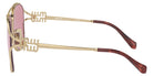 Miu Miu® MU 52ZS Sunglasses MU 52ZS ZVN50D 58 - Pale Gold