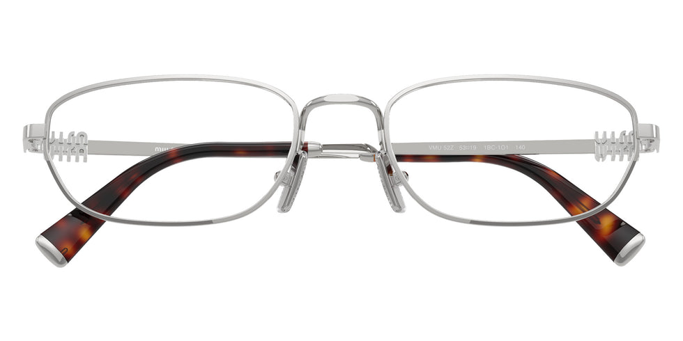 Miu Miu® MU 52ZV Eyeglasses MU 52ZV 1BC1O1 53 - Silver