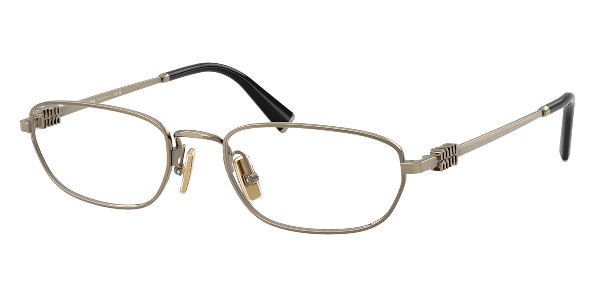 Miu Miu® MU 52ZV Eyeglasses MU 52ZV 26C1O1 53 - Old Gold