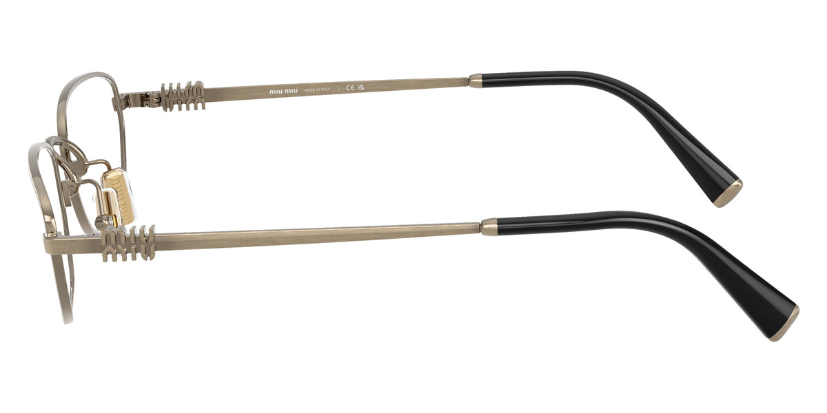 Miu Miu® MU 52ZV Eyeglasses MU 52ZV 26C1O1 53 - Old Gold