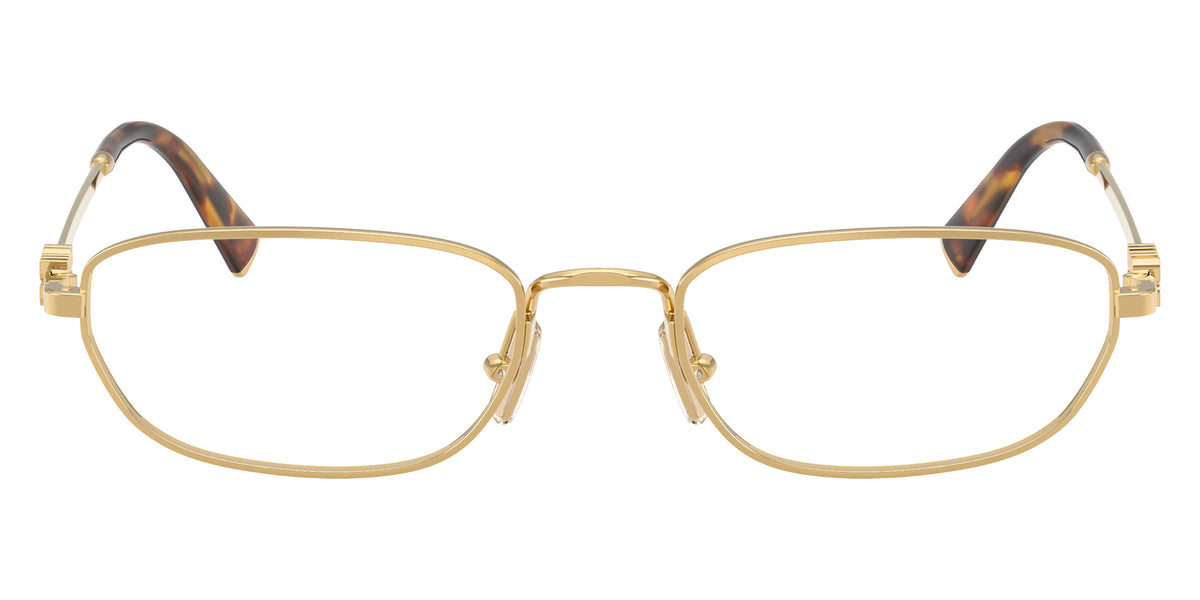 Miu Miu® MU 52ZV Eyeglasses MU 52ZV 5AK1O1 53 - Gold