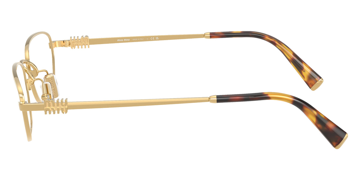 Miu Miu® MU 52ZV Eyeglasses MU 52ZV 5AK1O1 53 - Gold