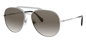 Miu Miu® MU 53VS Sunglasses MU 53VS 1BC5O0 57 - Silver