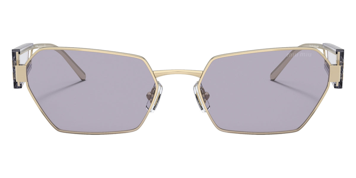 Miu Miu® MU 53WS Sunglasses MU 53WS ZVN05S 58 - Pale Gold