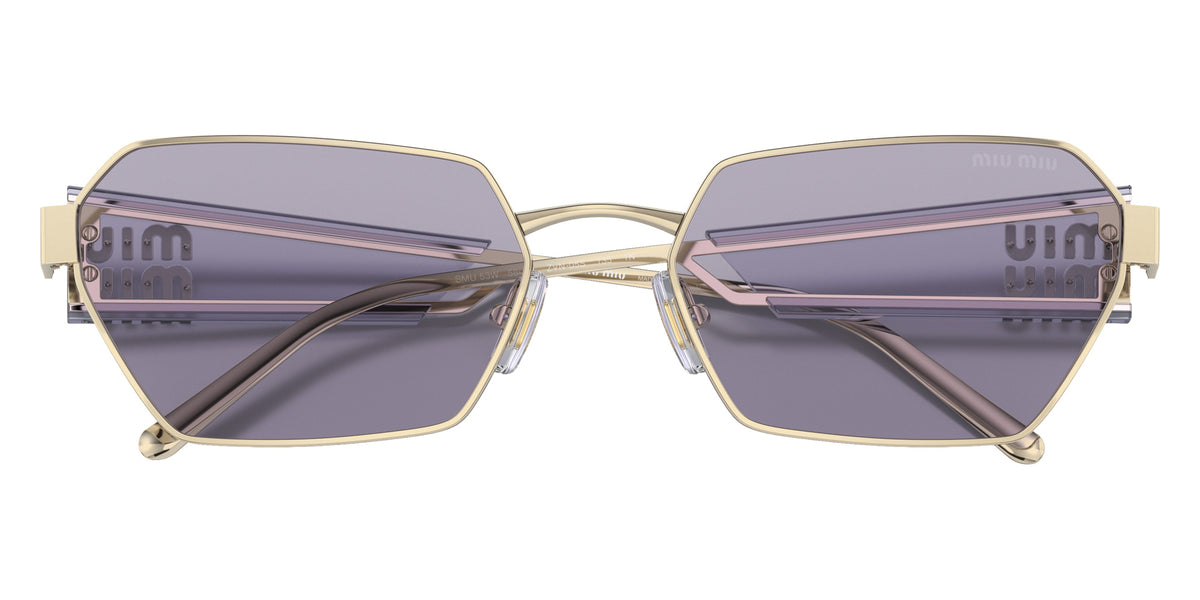 Miu Miu® MU 53WS Sunglasses MU 53WS ZVN05S 58 - Pale Gold