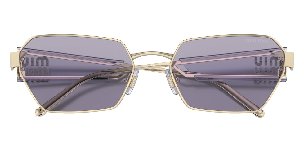 Miu Miu® MU 53WS Sunglasses MU 53WS ZVN05S 58 - Pale Gold
