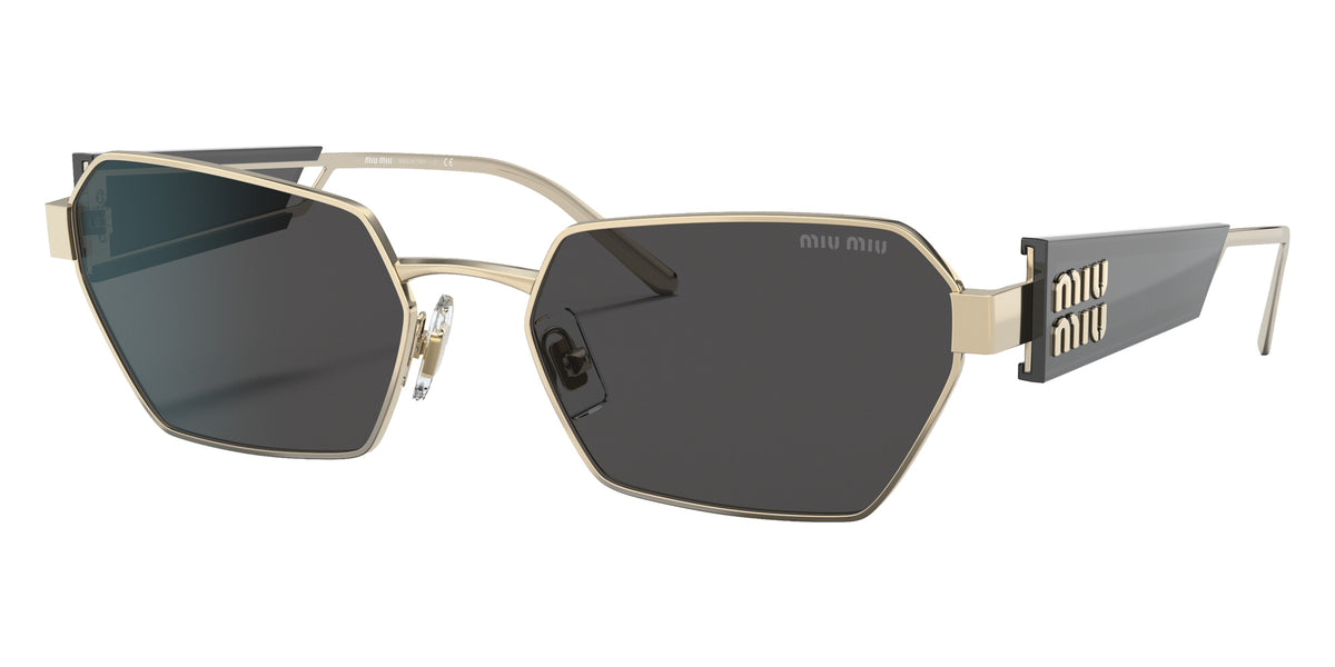 Miu Miu® MU 53WS Sunglasses MU 53WS ZVN5S0 58 - Pale Gold
