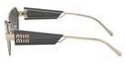 Miu Miu® MU 53WS Sunglasses MU 53WS ZVN5S0 58 - Pale Gold