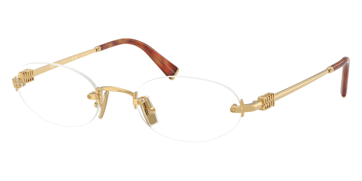 Miu Miu® MU 53WV Eyeglasses MU 53WV 5AK1O1 53 - Gold