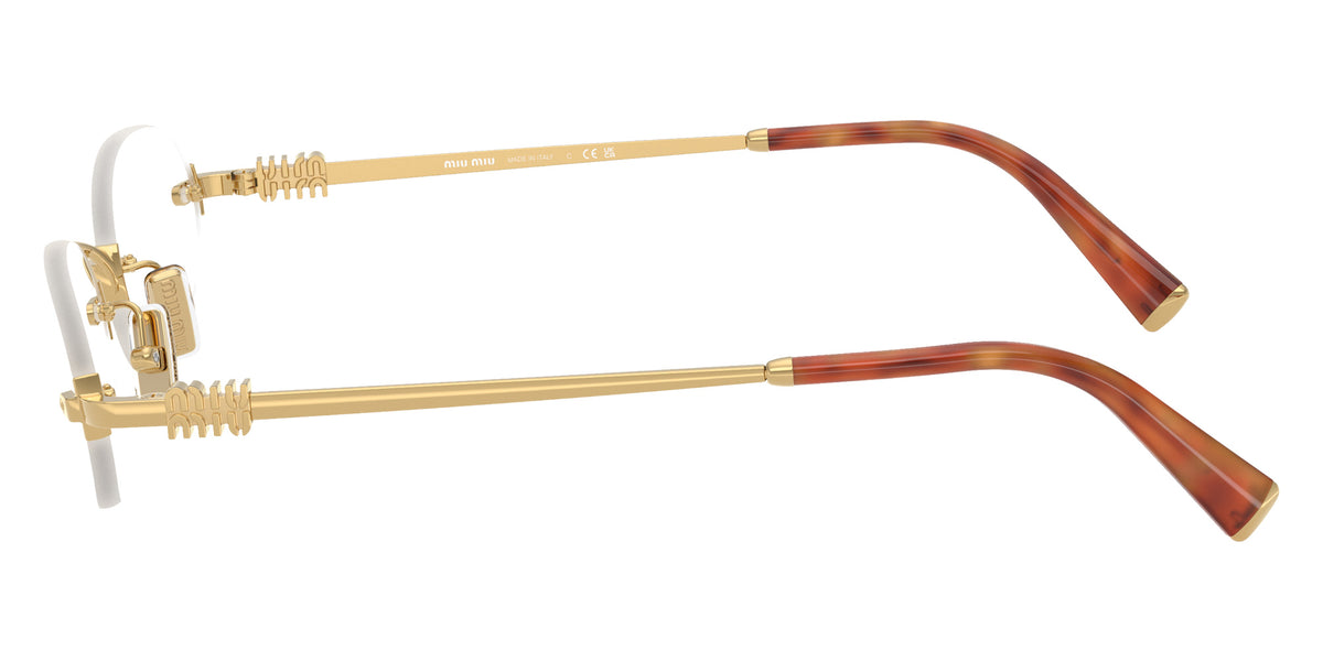 Miu Miu® MU 53WV Eyeglasses MU 53WV 5AK1O1 53 - Gold