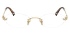 Miu Miu® MU 53WV Eyeglasses MU 53WV ZVN1O1 53 - Pale Gold