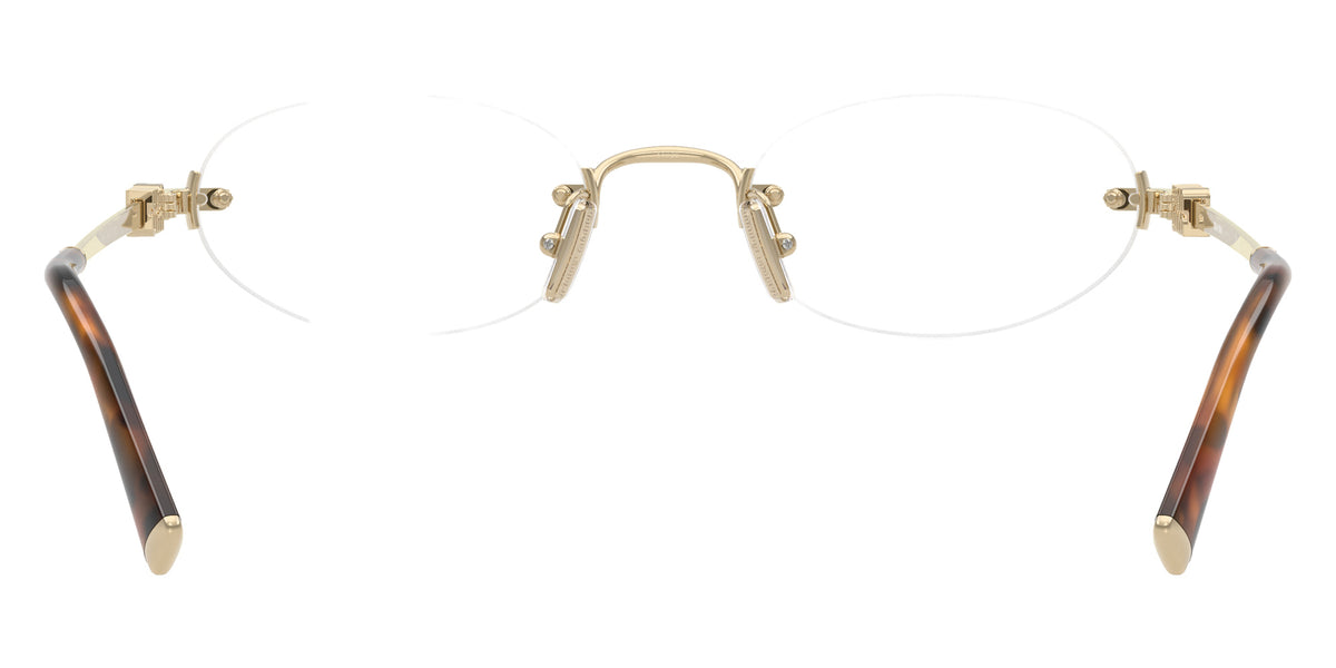 Miu Miu® MU 53WV Eyeglasses MU 53WV ZVN1O1 53 - Pale Gold