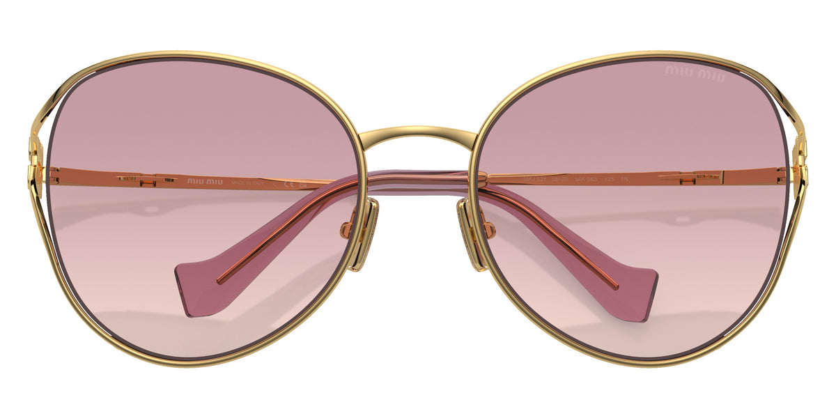 Miu Miu® MU 53YS Sunglasses MU 53YS 5AK06S 58 - Gold