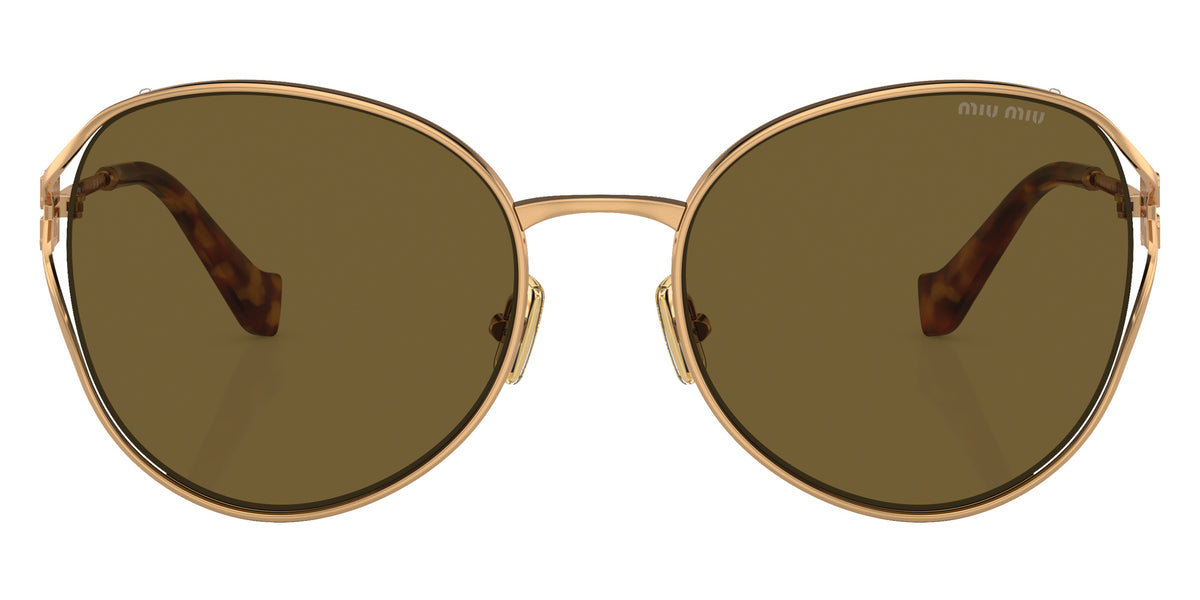 Miu Miu® MU 53YS Sunglasses MU 53YS 7OE01T 58 - Gold Brass