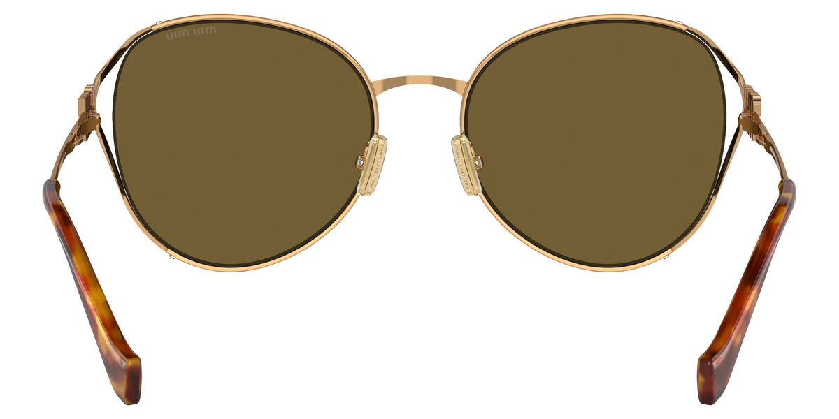 Miu Miu® MU 53YS Sunglasses MU 53YS 7OE01T 58 - Gold Brass