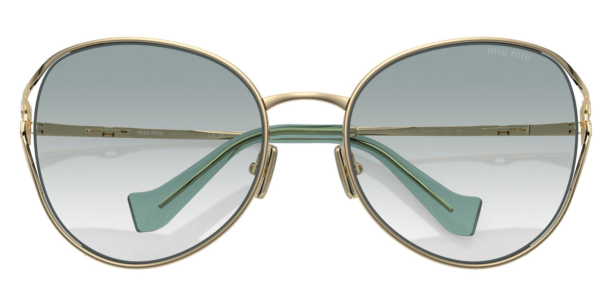 Miu Miu® MU 53YS Sunglasses MU 53YS ZVN03O 58 - Pale Gold