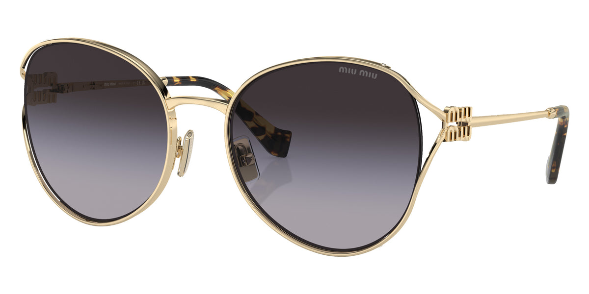 Miu Miu® MU 53YS Sunglasses MU 53YS ZVN5D1 58 - Pale Gold
