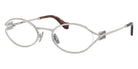 Miu Miu® MU 53ZV Eyeglasses MU 53ZV 1BC1O1 51 - Silver
