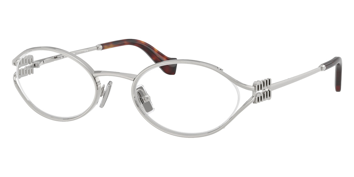 Miu Miu® MU 53ZV Eyeglasses MU 53ZV 1BC1O1 51 - Silver