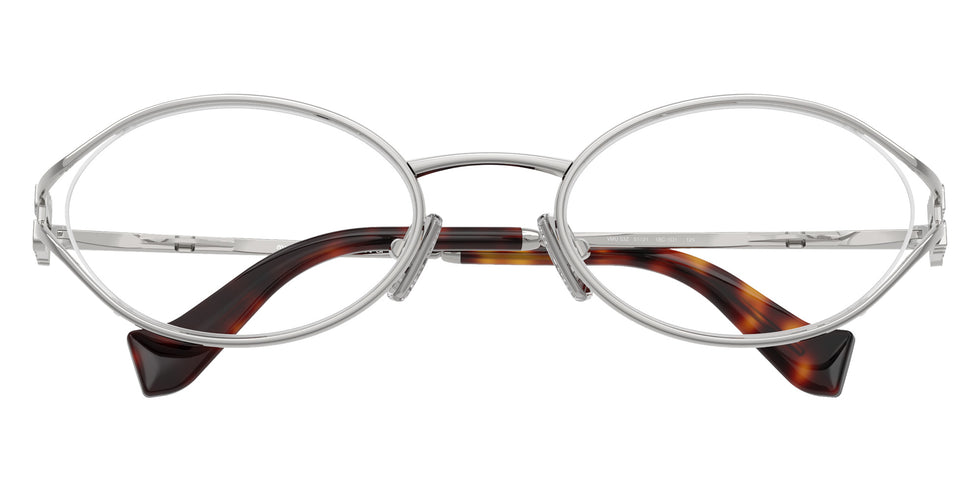 Miu Miu® MU 53ZV Eyeglasses MU 53ZV 1BC1O1 51 - Silver