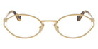 Miu Miu® MU 53ZV Eyeglasses MU 53ZV 5AK1O1 51 - Gold