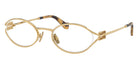 Miu Miu® MU 53ZV Eyeglasses MU 53ZV 5AK1O1 51 - Gold