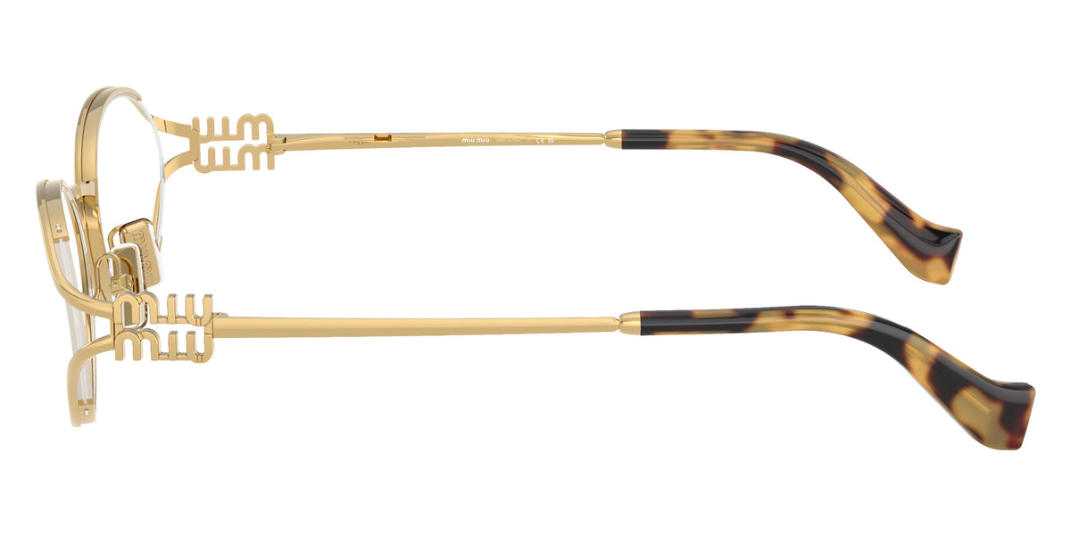 Miu Miu® MU 53ZV Eyeglasses MU 53ZV 5AK1O1 51 - Gold