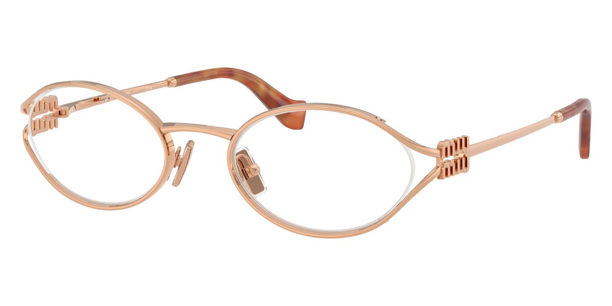 Miu Miu® MU 53ZV Eyeglasses MU 53ZV ZVF1O1 51 - Pink Gold