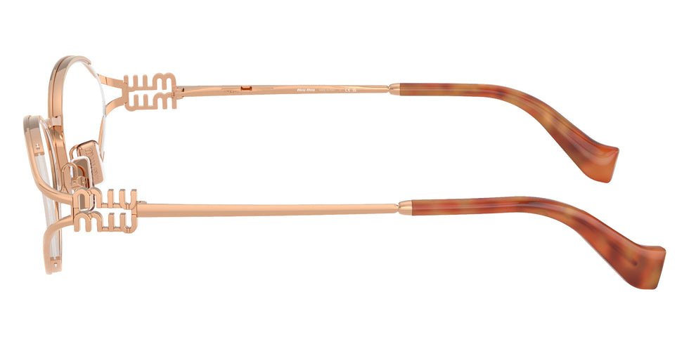 Miu Miu® MU 53ZV Eyeglasses MU 53ZV ZVF1O1 51 - Pink Gold