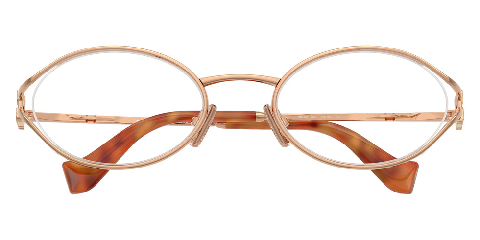 Miu Miu® MU 53ZV Eyeglasses MU 53ZV ZVF1O1 51 - Pink Gold
