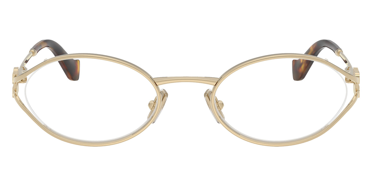 Miu Miu® MU 53ZV Eyeglasses MU 53ZV ZVN1O1 51 - Pale Gold