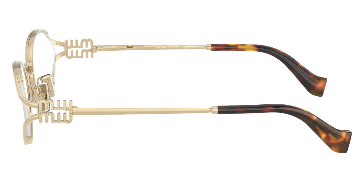 Miu Miu® MU 53ZV Eyeglasses MU 53ZV ZVN1O1 51 - Pale Gold