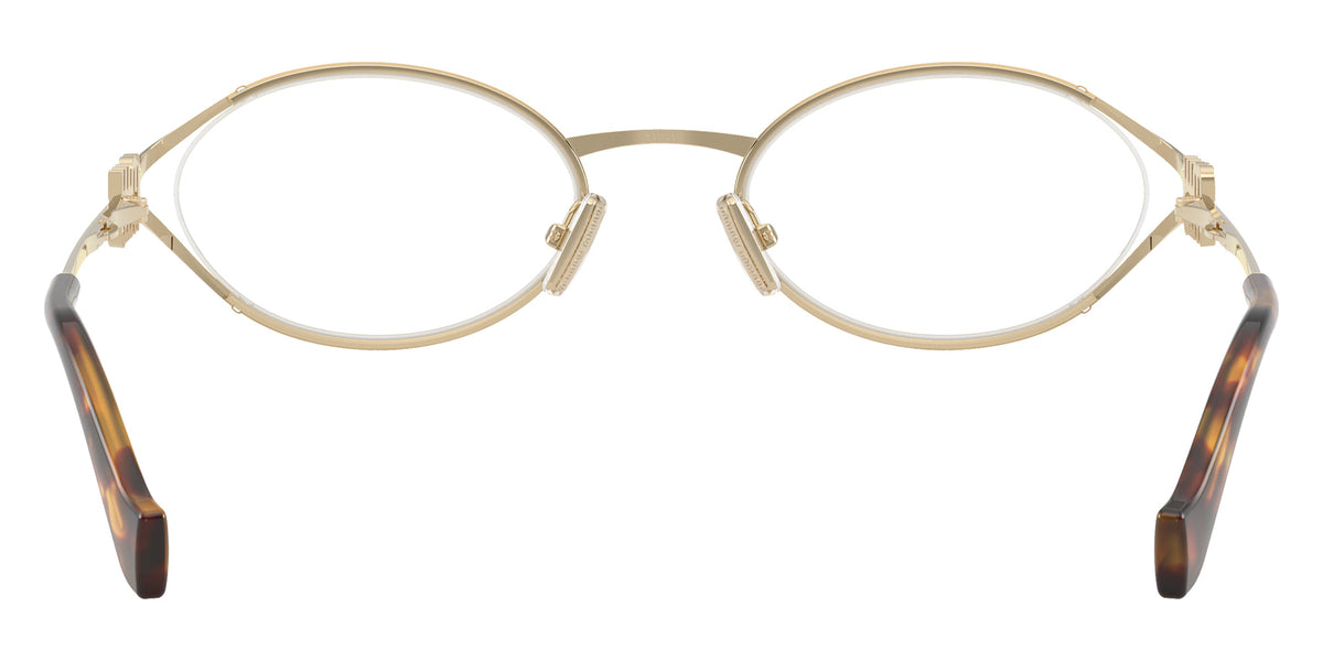 Miu Miu® MU 53ZV Eyeglasses MU 53ZV ZVN1O1 51 - Pale Gold