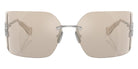 Miu Miu® MU 54YS Sunglasses MU 54YS 1BC10F 80 - Silver